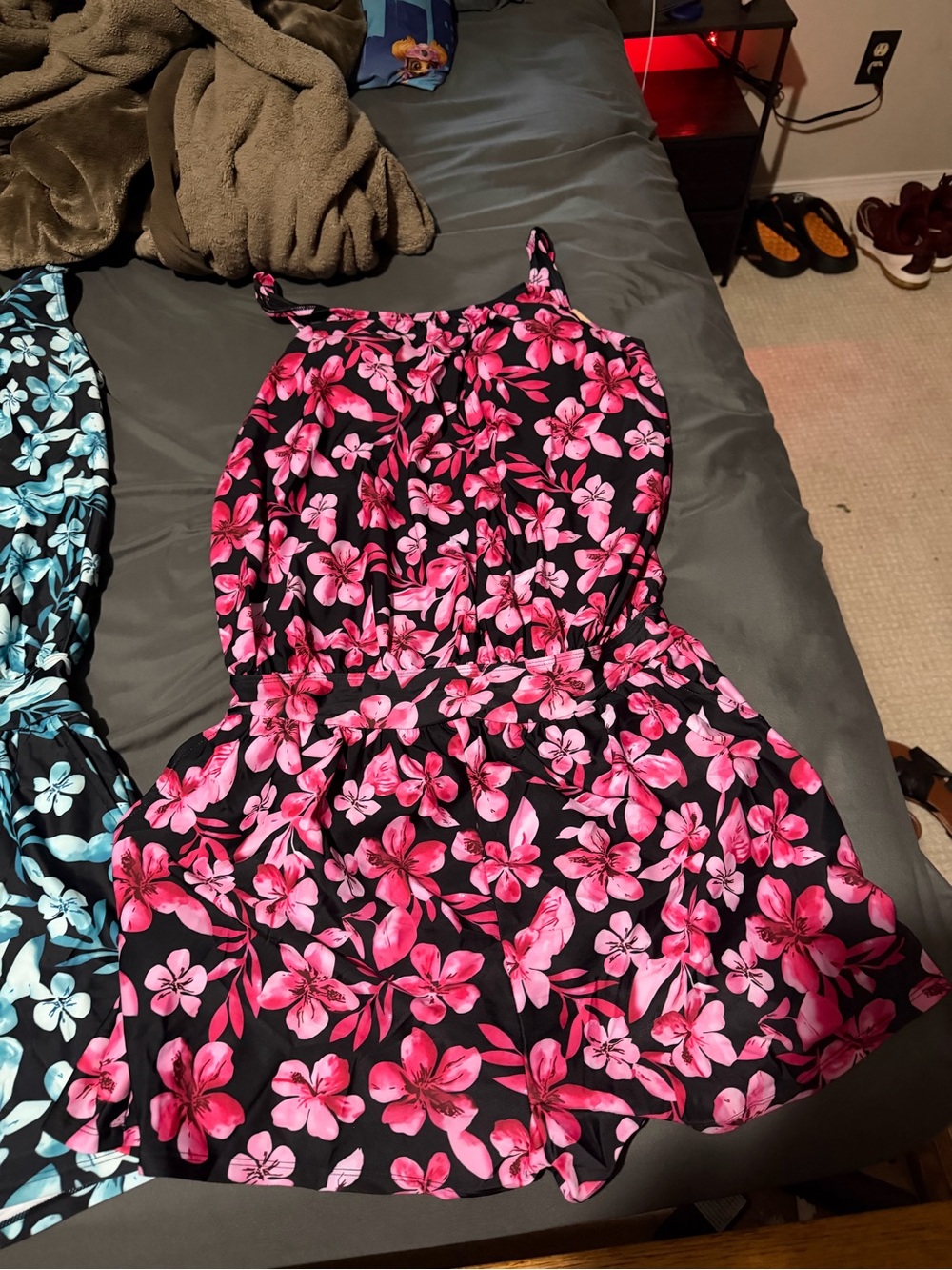 BloomChic Pink Floral One-Piece Swimsuit